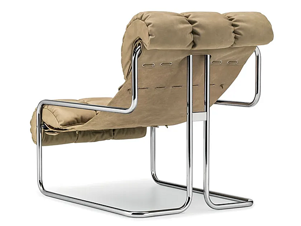 Lederarmchair mit Armlehnen I 4 Mariani Tucroma Fabrik i 4 Mariani aus Italien. Foto №3