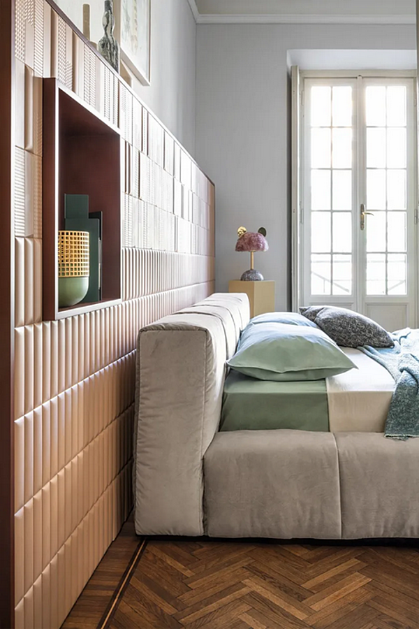 Polsterbett mit Stauraum Pixel Box groß Saba Fabrik SABA aus Italien. Foto №7