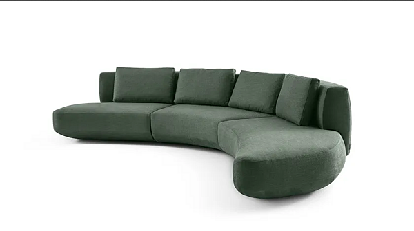 Ecksofa aus Stoff mit beweglicher Rückenlehne Gallotti&Radice AUDREY Fabrik Gallotti & Radice aus Italien. Foto №4