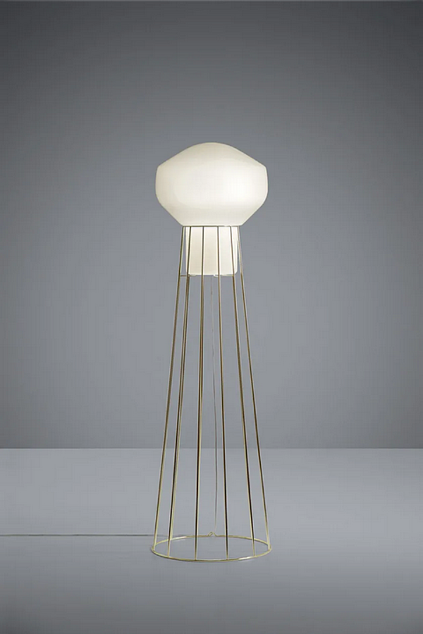 Stehlampe aus geblasenem Glas Fabbian Aerostat Fabrik Fabbian aus Italien. Foto №5