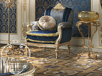 Stoffarmstuhl mit Armlehnen Modenese Luxury Interiors 14419 Fabrik MODENESE GASTONE aus Italien