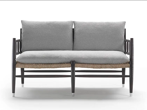 Kleines Sofa aus Massivholz mit weicher Rückenlehne FLEXFORM LEE Fabrik FLEXFORM aus Italien. Foto №1