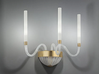 Glas Wandleuchte Tyra Euroluce Lampadari Fabrik EUROLUCE LAMPADARi aus Italien