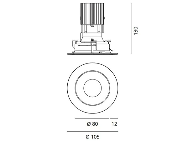 LED Rundspot aus Aluminium Artemide Everything Fabrik Artemide aus Italien. Foto №20