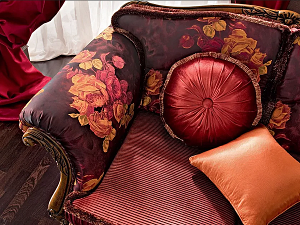 Zweisitzer Sofas aus Stoff Modenese Luxury Interiors 12412 Fabrik MODENESE GASTONE aus Italien. Foto №3