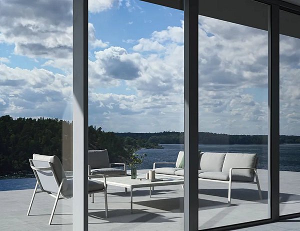 Dreisitzer Gartensofa aus Stoff KETTAL Park Life Fabrik KETTAL aus Italien. Foto №7