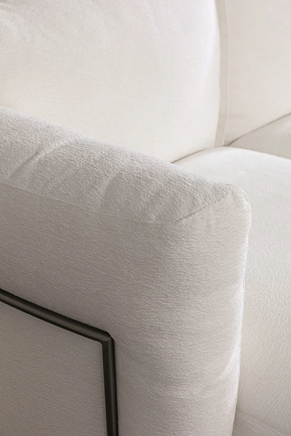 Ecksofa mit abnehmbarem Bezug aus Stoff Flou Fiocco Fabrik Flou aus Italien. Foto №10