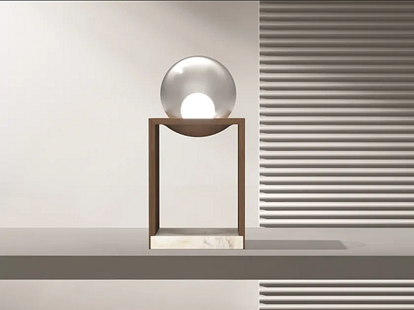 Tischlampe aus Holz Spaziotempo GIORGETTI GA324G Fabrik GIORGETTI aus Italien. Foto №7