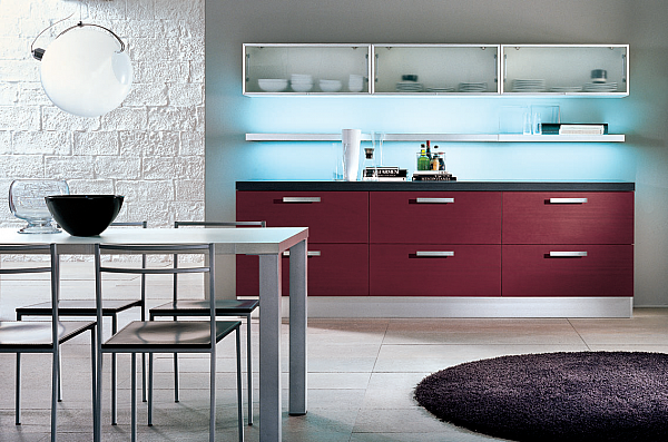 Küche HOME CUCINE Frontali finitura Rubino Fabrik HOME CUCINE aus Italien. Foto №4