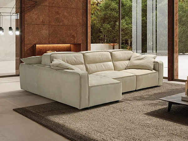 Ecksofa mit Chaiselongue Manhattan 6-Sitzer Marinelli Home M1066 Fabrik Marinelli Home aus Italien. Foto №1