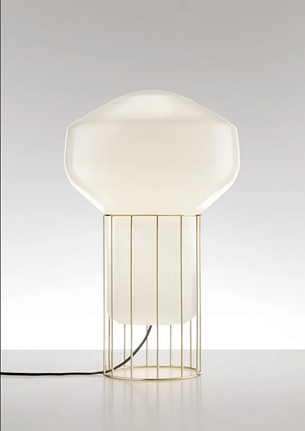 Tischlampe aus geblasenem Glas Fabbian Aerostat Fabrik Fabbian aus Italien. Foto №8