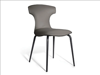 Sessel aus Leder mit gepolsterter Rückenlehne POLTRONA FRAU Montera Mas