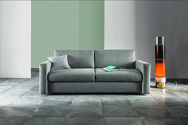 Sofa-Bett aus Leder oder Stoff VIBIEFFE 2200 Squadroletto Fabrik VIBIEFFE aus Italien. Foto №3