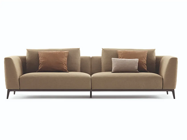 Ecksofa aus Stoff mit weicher Rückenlehne Flou Olivier Fabrik Flou aus Italien. Foto №2