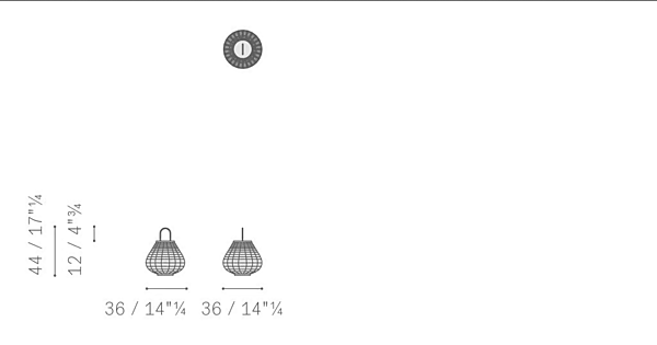 Polypropylen Stehlampe für den Außenbereich POLTRONA FRAU Sparkler Fabrik POLTRONA FRAU aus Italien. Foto №22