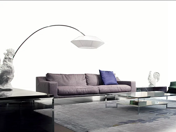 Stehlampe aus Seide mit modernem Design ERBA ITALIA ARTE Fabrik ERBA ITALIA aus Italien. Foto №8