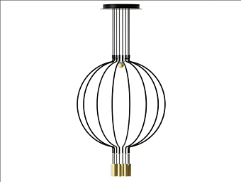 LED Pendelleuchte aus Metall AXOLIGHT Liaison Spliaix8