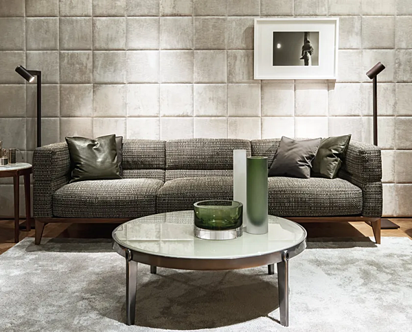 Zweisitzer Stoffsofa mit weicher Rückenlehne GIORGETTI AGO Fabrik GIORGETTI aus Italien. Foto №2
