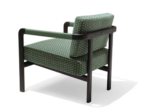 Stoffstuhl mit Armlehnen GIORGETTI Montgomery 71010 Fabrik GIORGETTI aus Italien. Foto №2