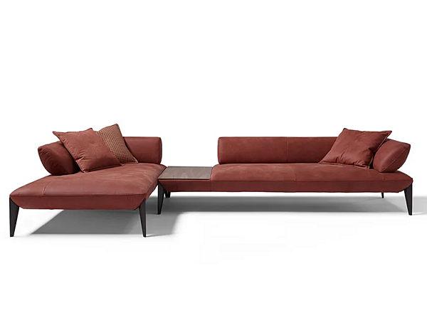 Ecksofa mit integriertem Couchtisch Egoitaliano Avenue Fabrik Egoitaliano aus Italien. Foto №1