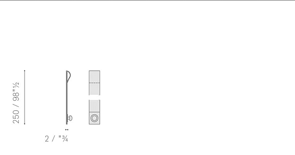 Polypropylen Stehlampe für den Außenbereich POLTRONA FRAU Sparkler Fabrik POLTRONA FRAU aus Italien. Foto №24