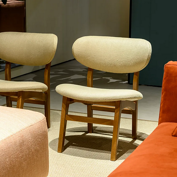 Holzstuhl mit offener Rückenlehne Little Inga CHELINI Fabrik CHELINI aus Italien. Foto №2