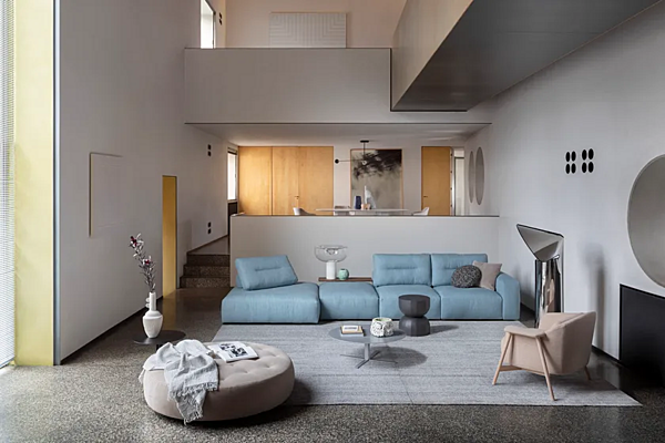 Ecksofa aus Stoff My Taos Saba Fabrik SABA aus Italien. Foto №8