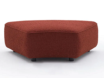 Stoffpouf Chanel 5557 MONTBEL 5557 Stoffpouf Chanel 5557 MONTBEL 5557 Fabrik MONTBEL aus Italien
