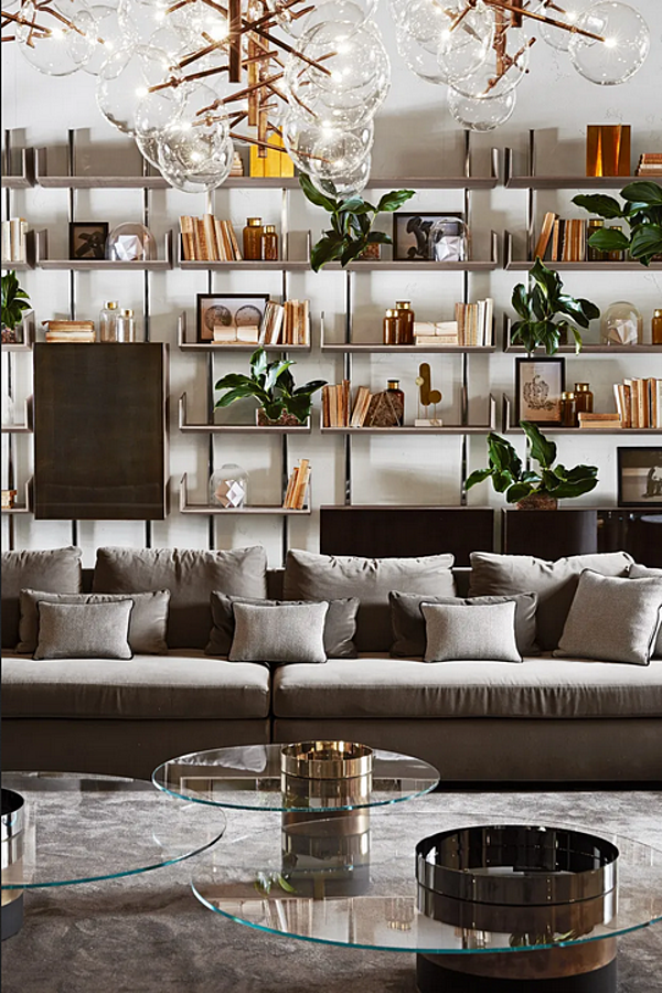 Wandmontierte modulare Holzbuchregal Brera Gallotti&Radice Fabrik Gallotti & Radice aus Italien. Foto №4