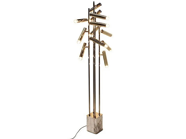 Stehlampe aus Messing Cypres BRABBU Fabrik BRABBU aus Italien. Foto №1