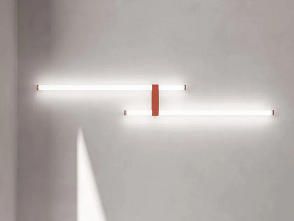 Wandleuchte aus Borosilikatglas mit LED AXOLIGHT Paralela Fabrik Axolight aus Italien. Foto №2