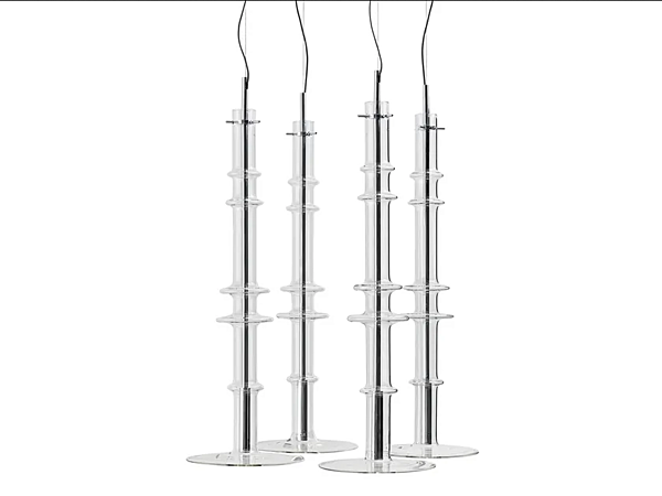 Handgefertigte Kristallpendelleuchte Narghile Gallotti&Radice Fabrik Gallotti & Radice aus Italien. Foto №1