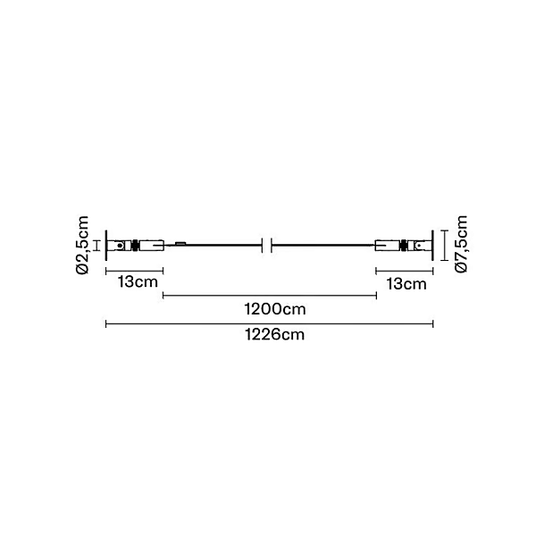 LED Deckenleuchte verstellbar aus Metall Fabbian Metro Fabrik Fabbian aus Italien. Foto №8