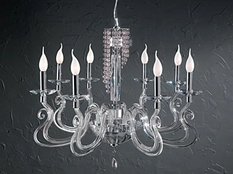 Kristalllüster mit Swarovski-Kristallen Venetien Euroluce Lampadari Superlux L8