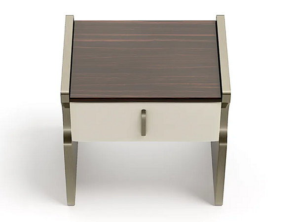 Rechteckiger Nachttisch aus Holz mit Schubladen Capital Collection TRILOGY TR.CO Fabrik Capital Collection aus Italien. Foto №2