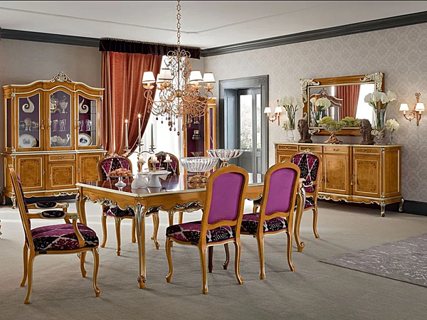 Esstisch aus massivem Holz Modenese Luxury Interiors 12139 Fabrik MODENESE GASTONE aus Italien. Foto №4