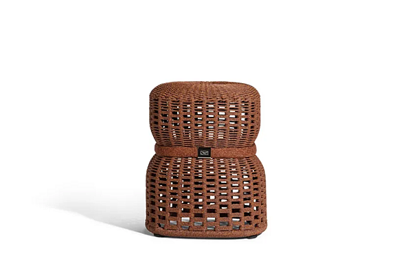 Garten Pouf aus nautischem Seil POLTRONA FRAU Lepli Outdoor Fabrik POLTRONA FRAU aus Italien. Foto №9