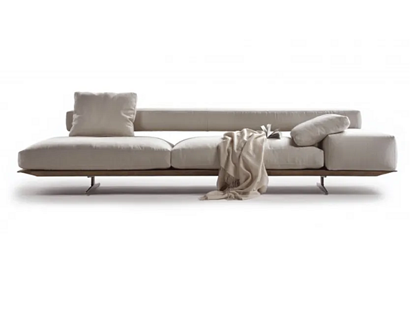 Zweisitzer Sofabank mit abnehmbarem Bezug und weicher Rückenlehne FLEXFORM Fabrik FLEXFORM aus Italien. Foto №1