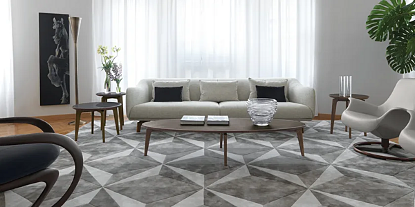 Ecksofa aus Stoff mit weicher Rückenlehne GIORGETTI DRIVE Fabrik GIORGETTI aus Italien. Foto №3