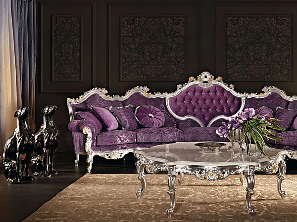 Niedriger Couchtisch aus massivem Holz Modenese Luxury Interiors 11610 Fabrik MODENESE GASTONE aus Italien. Foto №3