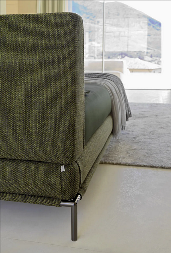 Doppelbett mit abnehmbarem Bezug aus Stoff Flou ICON Fabrik Flou aus Italien. Foto №9