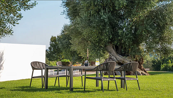 Gartenstuhl mit Armlehnen aus pulverbeschichtetem Aluminium VARASCHIN Clever Lounge 229L5, 229L3 Fabrik VARASCHIN aus Italien. Foto №20