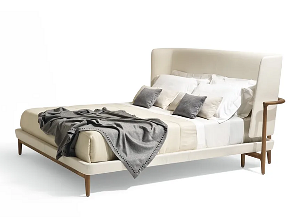 Doppelbett mit gepolstertem Kopfteil GIORGETTI Pegaso Fabrik GIORGETTI aus Italien. Foto №2