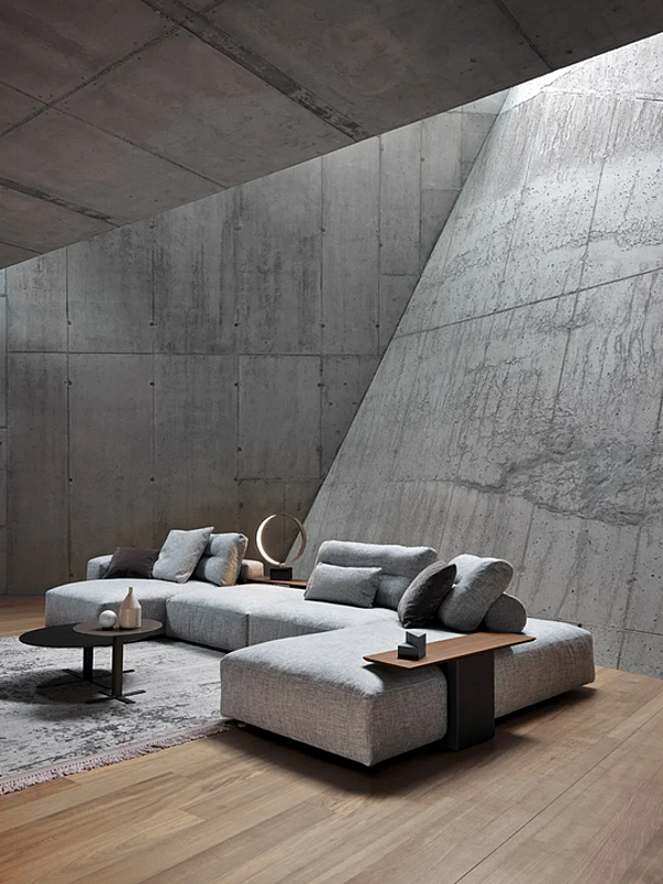 Ecksofa aus Stoff My Taos Saba Fabrik SABA aus Italien. Foto №15