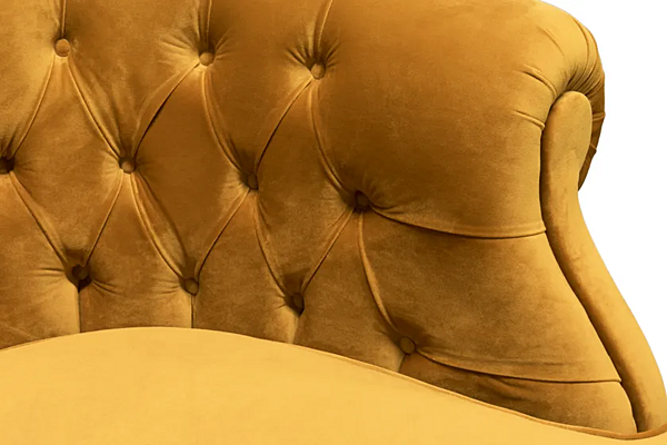 Dreisitzer Sofa mit gepolsterter Rückenlehne aus Samt BRABBU Maree II Fabrik BRABBU aus Italien. Foto №4