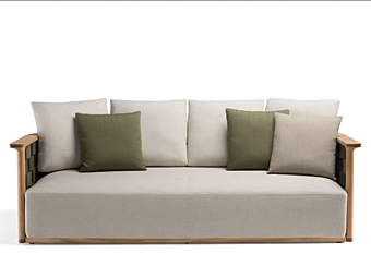 Zweisitzer Garten-Sofa aus Stoff Molteni & C Palinfrasca