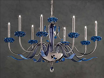 Kristallleuchter mit Swarovski-Kristallen Bora L8 Euroluce Lampadari Fabrik EUROLUCE LAMPADARi aus Italien