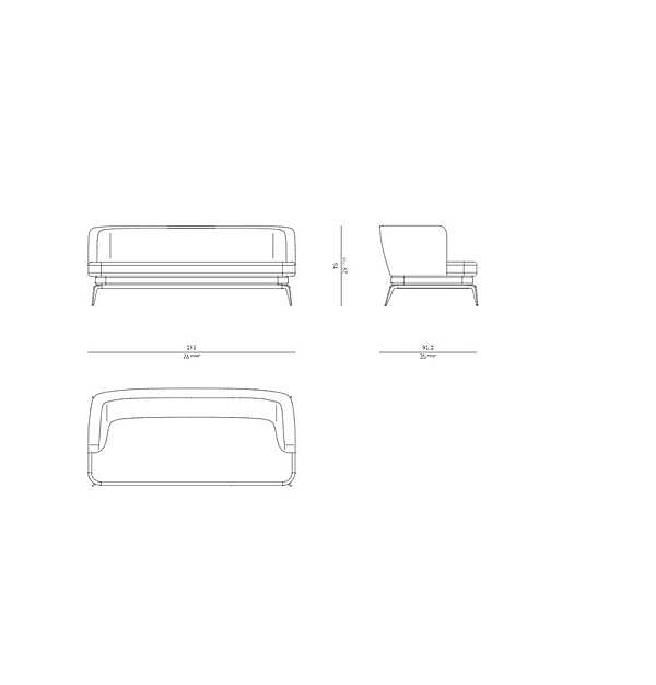 Couch ROSSATO RHC-06 Fabrik ROSSATO aus Italien. Foto №7