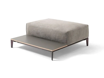 Pouf-Couchtisch aus Stoff Taylor Frigerio