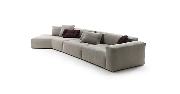 Ecksofa aus Stoff mit weicher Rückenlehne Frigerio Cooper Fabrik Frigerio aus Italien. Foto №2